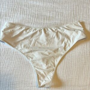 White Thong Bottom XXL